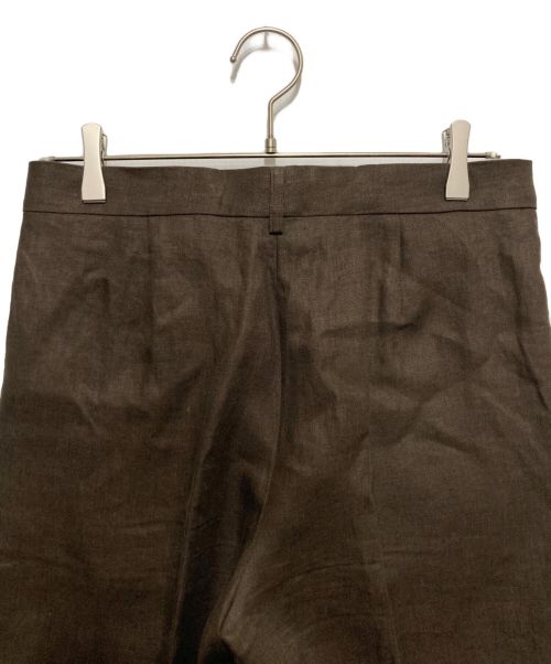 edition（エディション）edition (エディション) リネンパンツ ブラウン サイズ:SIZE36の古着・服飾アイテム