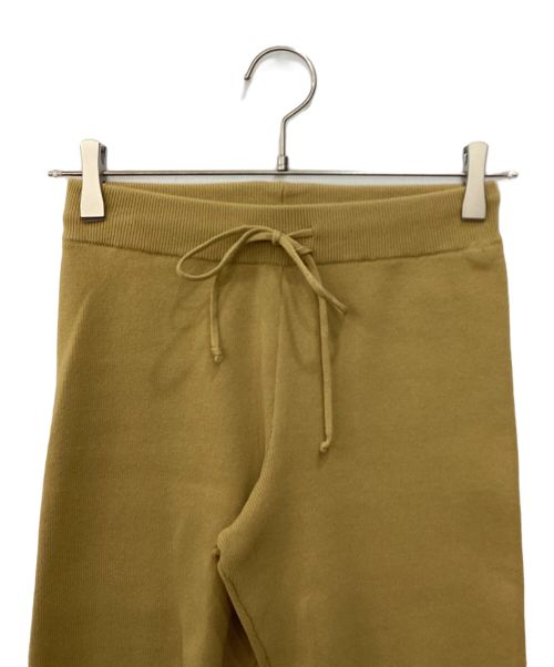 ETRE TOKYO（エトレトウキョウ）ETRE TOKYO (エトレトウキョウ) バミューダニットパンツ イエロー サイズ:Freeの古着・服飾アイテム