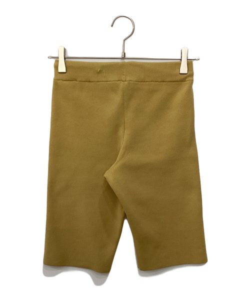 ETRE TOKYO（エトレトウキョウ）ETRE TOKYO (エトレトウキョウ) バミューダニットパンツ イエロー サイズ:Freeの古着・服飾アイテム