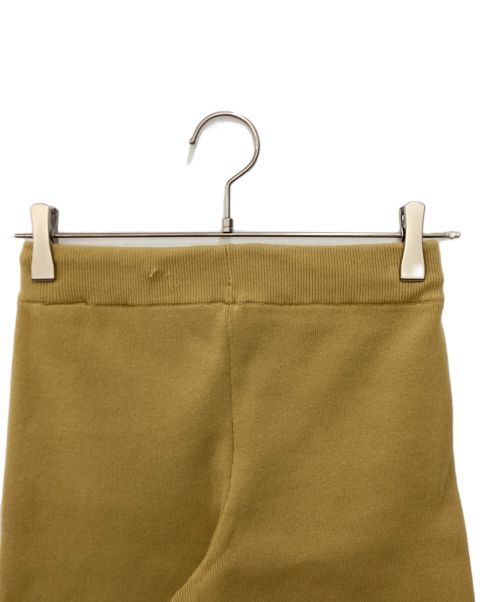 ETRE TOKYO（エトレトウキョウ）ETRE TOKYO (エトレトウキョウ) バミューダニットパンツ イエロー サイズ:Freeの古着・服飾アイテム