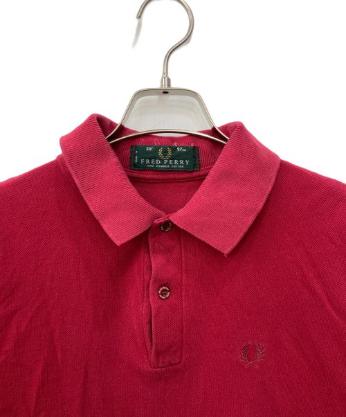 FRED PERRY（フレッドペリー）FRED PERRY (フレッドペリー) ポロシャツ レッド サイズ:SIZE38の古着・服飾アイテム