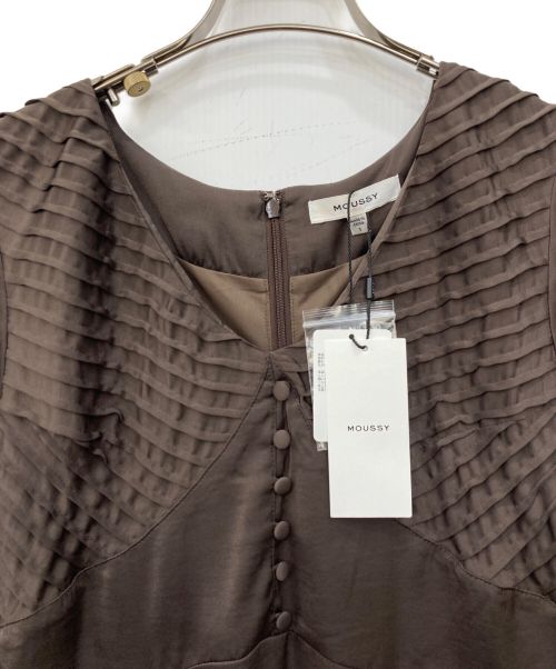 moussy（マウジー）moussy (マウジー) ワンピース ブラウン サイズ:SIZE1の古着・服飾アイテム