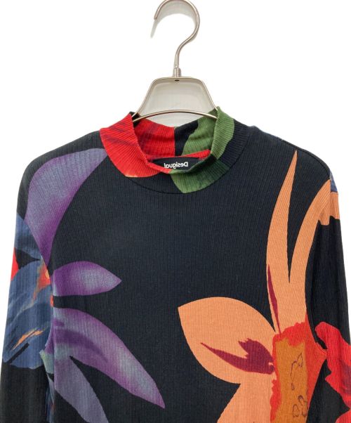 Desigual（デシグアル）Desigual (デシグアル) 花柄プリント ミディワンピース マルチカラー サイズ:XLの古着・服飾アイテム
