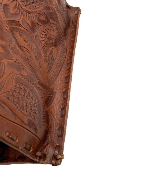 Carving Tribes（カービングトライブス）Carving Tribes (カービングトライブス) ハンドバッグ ブラウンの古着・服飾アイテム