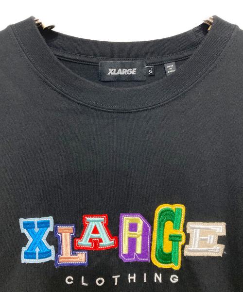 X-LARGE（エクストララージ）X-LARGE (エクストララージ) 刺繍tシャツ ブラック サイズ:SIZEXLの古着・服飾アイテム