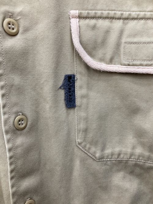 VANS（ヴァンズ）VANS (バンズ) オールドワークシャツ ベージュ サイズ:Mの古着・服飾アイテム