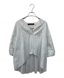 mizuiro-ind（ミズイロインド）の古着「ブラウス」｜グレー