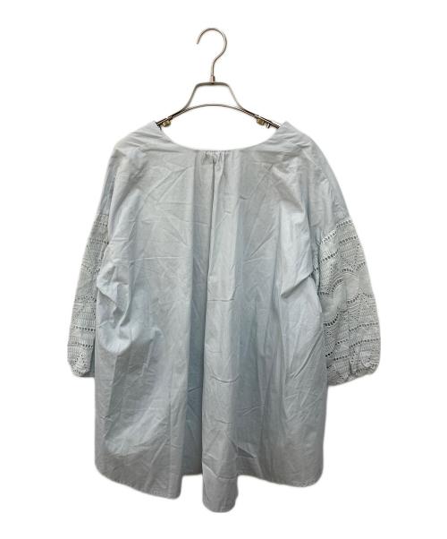 mizuiro-ind（ミズイロインド）mizuiro-ind (ミズイロインド) ブラウス グレー サイズ:FREEの古着・服飾アイテム