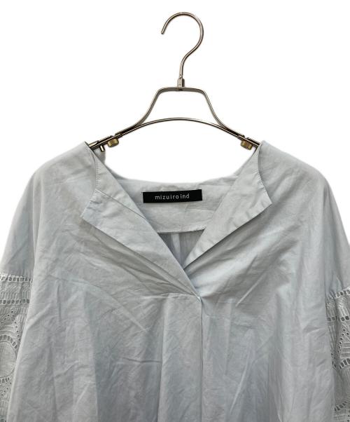 mizuiro-ind（ミズイロインド）mizuiro-ind (ミズイロインド) ブラウス グレー サイズ:FREEの古着・服飾アイテム