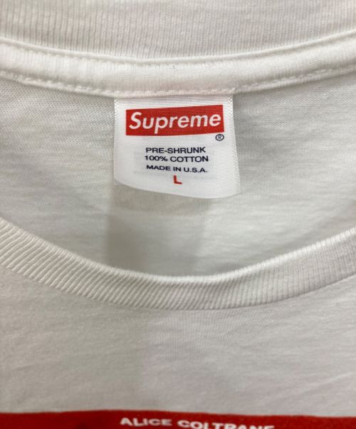 SUPREME（シュプリーム）SUPREME (シュプリーム) Satchidananda Tee　サッチダーナンダ Tシャツ ホワイト サイズ:Lの古着・服飾アイテム