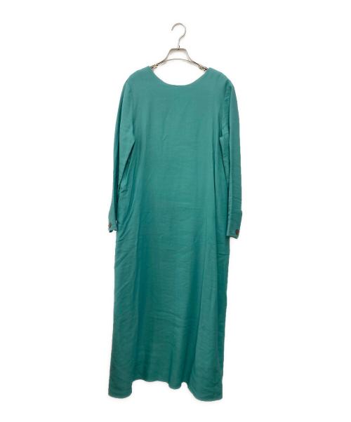 BALLSEY（ボールジィ）BALLSEY (ボールジィ) シャツワンピース グリーン サイズ:Mの古着・服飾アイテム