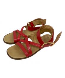 MM6 Maison Margiela（エムエムシックスメゾンマルジェラ）の古着「ストラップサンダル」｜レッド