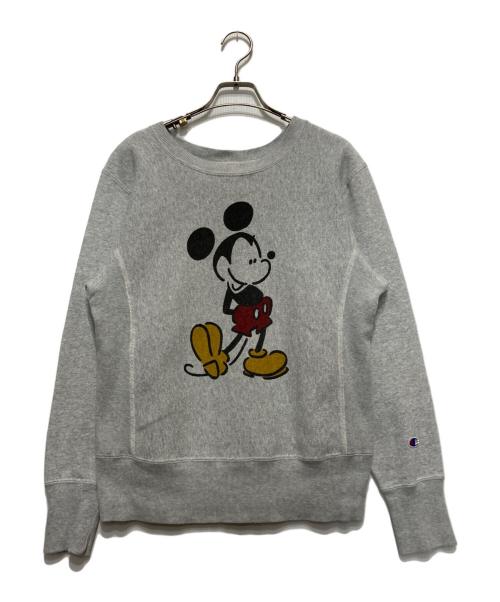 Champion REVERSE WEAVE（チャンピオン リバース ウィーブ）Champion REVERSE WEAVE (チャンピオン リバース ウィーブ) Disney (ディズニー) プリントスウェット グレー サイズ:Sの古着・服飾アイテム
