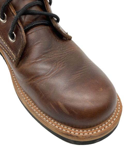 SLOW WEAR LION（スローウェアライオン）SLOW WEAR LION (スローウェアライオン) サイドジップブーツ ブラウン サイズ:Sの古着・服飾アイテム