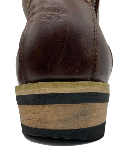 SLOW WEAR LION（スローウェアライオン）SLOW WEAR LION (スローウェアライオン) サイドジップブーツ ブラウン サイズ:Sの古着・服飾アイテム