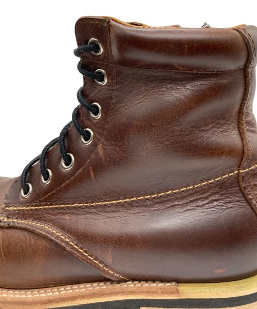 SLOW WEAR LION（スローウェアライオン）SLOW WEAR LION (スローウェアライオン) サイドジップブーツ ブラウン サイズ:Sの古着・服飾アイテム