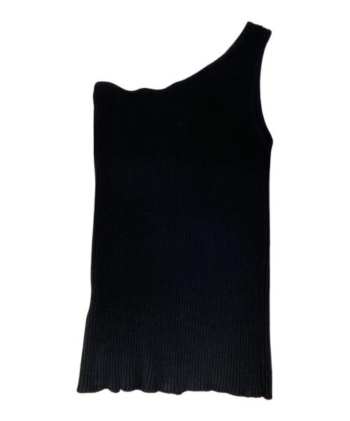 EVERYDAY I LIKE.（エヴリデイ アイ ライク）EVERYDAY I LIKE. (エヴリデイ アイ ライク) ワンショルダーニット ブラック サイズ:不明の古着・服飾アイテム