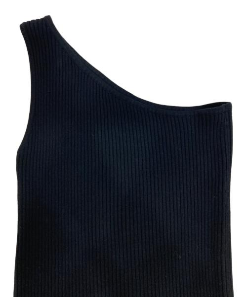 EVERYDAY I LIKE.（エヴリデイ アイ ライク）EVERYDAY I LIKE. (エヴリデイ アイ ライク) ワンショルダーニット ブラック サイズ:不明の古着・服飾アイテム