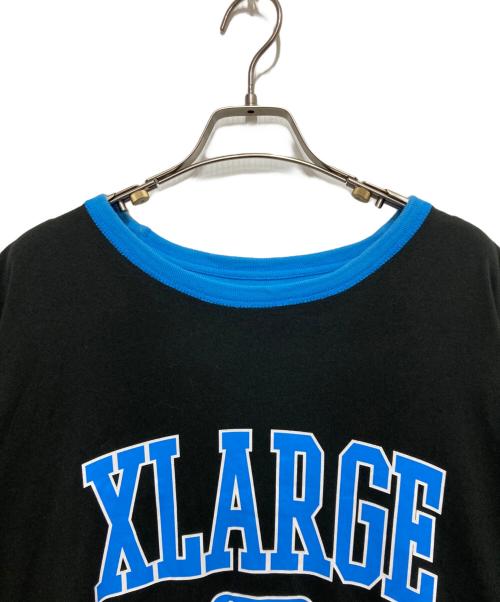 X-LARGE（エクストララージ）X-LARGE (エクストララージ) リバーシブルTシャツ ブルー×ブラック サイズ:不明の古着・服飾アイテム