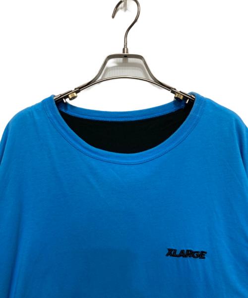 X-LARGE（エクストララージ）X-LARGE (エクストララージ) リバーシブルTシャツ ブルー×ブラック サイズ:不明の古着・服飾アイテム
