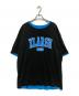 X-LARGE（エクストララージ）の古着「リバーシブルTシャツ」｜ブルー×ブラック
