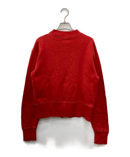 CUSHMAN（クッシュマン）Cushman (クッシュマン) 雪柄ジップスウェット レッド サイズ:Mの古着・服飾アイテム