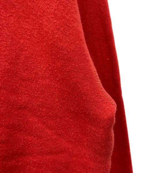 CUSHMAN（クッシュマン）Cushman (クッシュマン) 雪柄ジップスウェット レッド サイズ:Mの古着・服飾アイテム