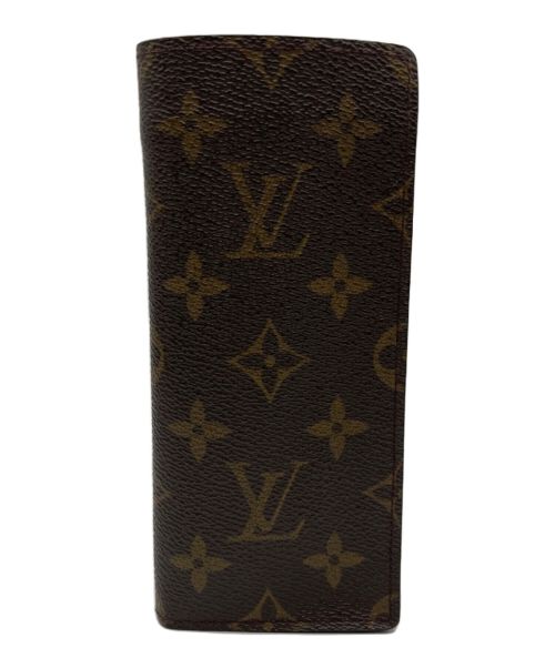 LOUIS VUITTON（ルイ ヴィトン）LOUIS VUITTON (ルイ ヴィトン) メガネケース ブラウンの古着・服飾アイテム