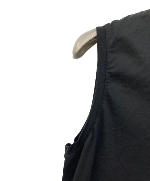 ADAWAS（アダワス）ADAWAS (アダワス) ノースリーブカットソー ブラック サイズ:Freeの古着・服飾アイテム