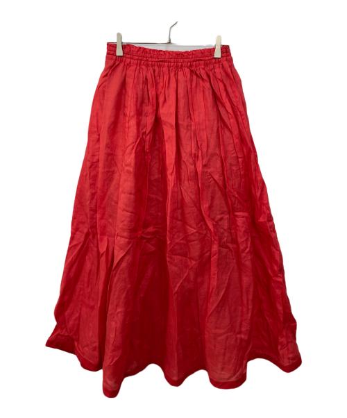 IENA（イエナ）IENA (イエナ) ラミーボリュームマキシスカート レッド サイズ:SIZE 38の古着・服飾アイテム