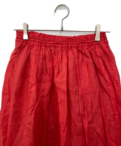 IENA（イエナ）IENA (イエナ) ラミーボリュームマキシスカート レッド サイズ:SIZE 38の古着・服飾アイテム
