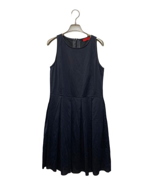 MAX&Co.（マックスアンドコー）MAX&Co. (マックスアンドコー) ノースリーブワンピース ネイビー サイズ:Sの古着・服飾アイテム