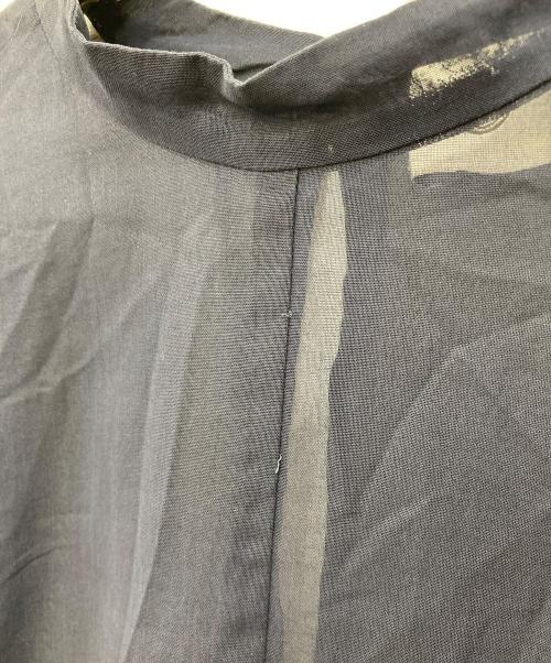 6(ROKU) BEAUTY&YOUTH（ロク ビューティーアンドユース）6(ROKU) BEAUTY&YOUTH (ロク ビューティーアンドユース) SUKE VOLUME SHIRT ネイビー サイズ:なしの古着・服飾アイテム