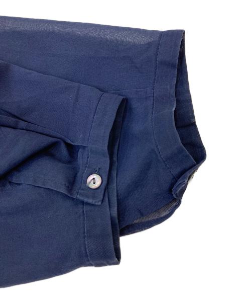 6(ROKU) BEAUTY&YOUTH（ロク ビューティーアンドユース）6(ROKU) BEAUTY&YOUTH (ロク ビューティーアンドユース) SUKE VOLUME SHIRT ネイビー サイズ:なしの古着・服飾アイテム