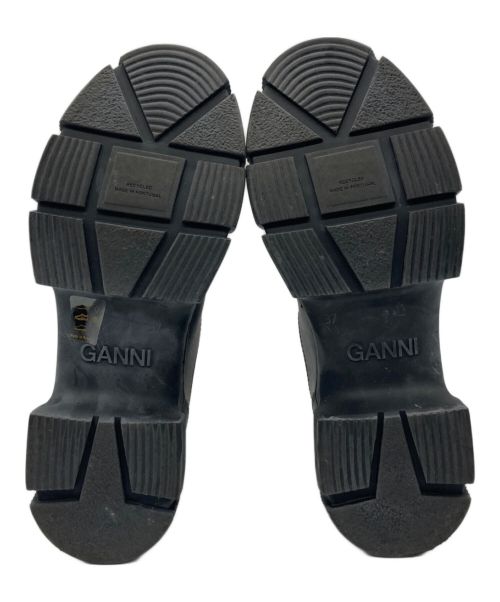 GANNI（ガニー）Ganni (ガニー) Recycled Rubber City Boot ブラック サイズ:23.5㎝の古着・服飾アイテム