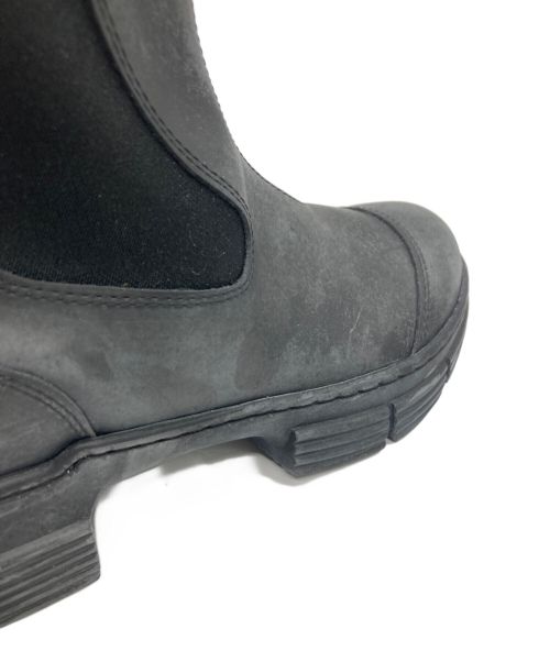 GANNI（ガニー）Ganni (ガニー) Recycled Rubber City Boot ブラック サイズ:23.5㎝の古着・服飾アイテム
