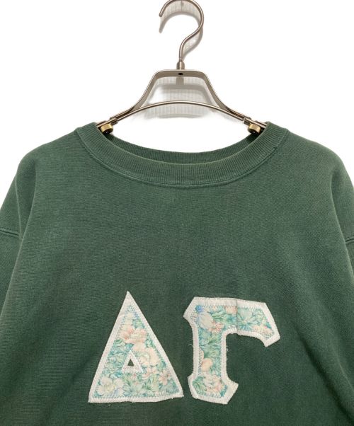 Champion REVERSE WEAVE（チャンピオン リバース ウィーブ）Champion REVERSE WEAVE (チャンピオンリバースウィーブ) 90’s クルーネックスウェット グリーン サイズ:XLの古着・服飾アイテム