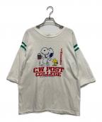 ArteXアルテックス）の古着「70’s スヌーピー フットボールTシャツ」｜ホワイト