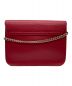 FURLA (フルラ) チェーンショルダーバッグ レッド：4000円
