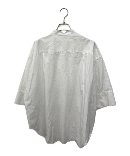 BEAUTY&YOUTH（ビューティーアンドユース）BEAUTY&YOUTH (ビューティーアンドユース) タイプライターバンドカラータックシャツ ホワイト サイズ:なしの古着・服飾アイテム