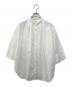 BEAUTY&YOUTH（ビューティーアンドユース）の古着「タイプライターバンドカラータックシャツ」｜ホワイト
