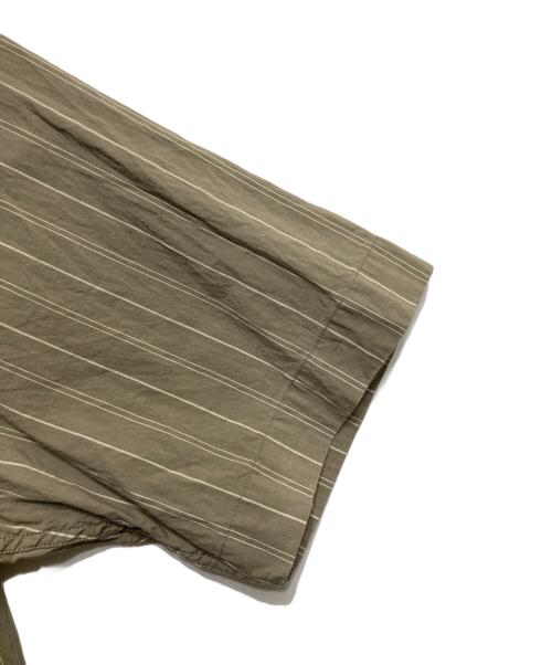 MHL（エムエイチエル）MHL (エムエイチエル) バンドカラーシャツ ベージュ サイズ:Mの古着・服飾アイテム