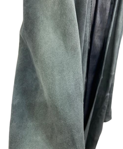 WEEKEND Max Mara（ウィークエンド マックスマーラ）WEEKEND Max Mara (ウィークエンド マックスマーラ) スウェードレザーコート グリーン サイズ:SIZE36の古着・服飾アイテム