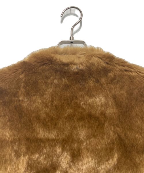 STUDIOUS（ステュディオス）STUDIOUS (ステュディオス) ファージャケット ブラウン サイズ:FREEの古着・服飾アイテム