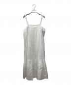 cardo fabricaカルドファブリカ）の古着「リネンスカート」｜ホワイト