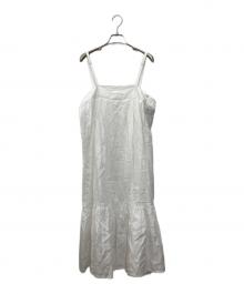 cardo fabrica（カルドファブリカ）の古着「リネンスカート」｜ホワイト