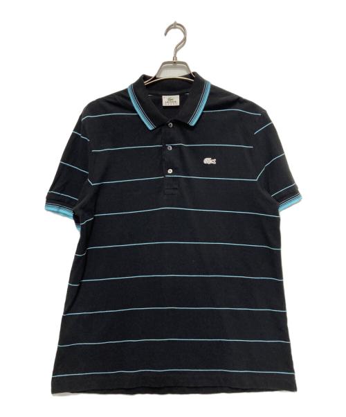 LACOSTE（ラコステ）LACOSTE (ラコステ) ポロシャツ ブラック サイズ:SIZE XXLの古着・服飾アイテム