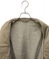 中古・古着 BLURHMS (ブラームス) Cupro Cotton Gabardine Belt Jacket ベージュ サイズ:M：5000円