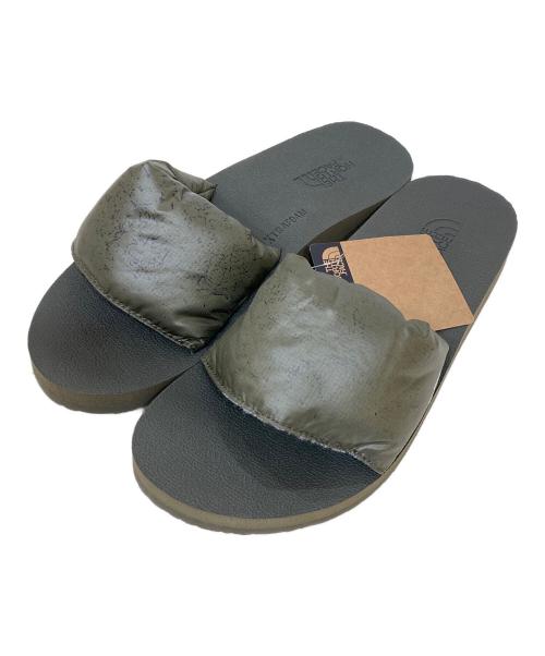 THE NORTH FACE（ザ ノース フェイス）THE NORTH FACE (ザ ノース フェイス) Nuptse Slide グリーン サイズ:SIZE 24cmの古着・服飾アイテム
