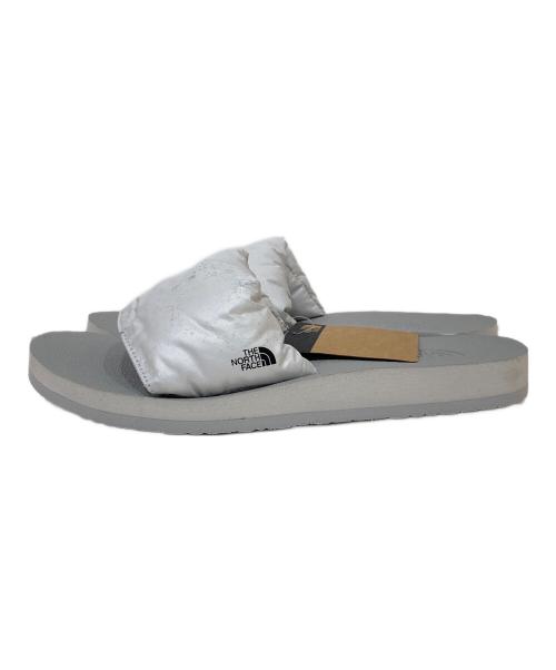 THE NORTH FACE（ザ ノース フェイス）THE NORTH FACE (ザ ノース フェイス) Nuptse Slide グレー サイズ:SIZE 24cmの古着・服飾アイテム